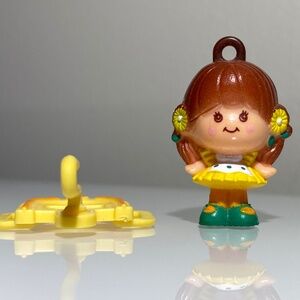 Vintage 1983 Charmkins: Brown Eyed Susie with Jewelry Hanger